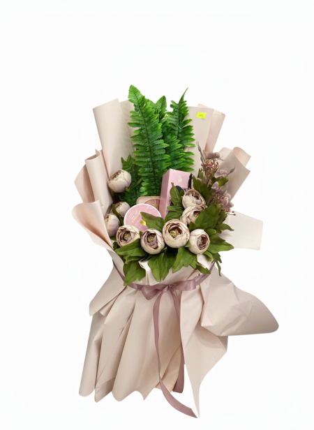 هديه نسائيه بباقة ورد