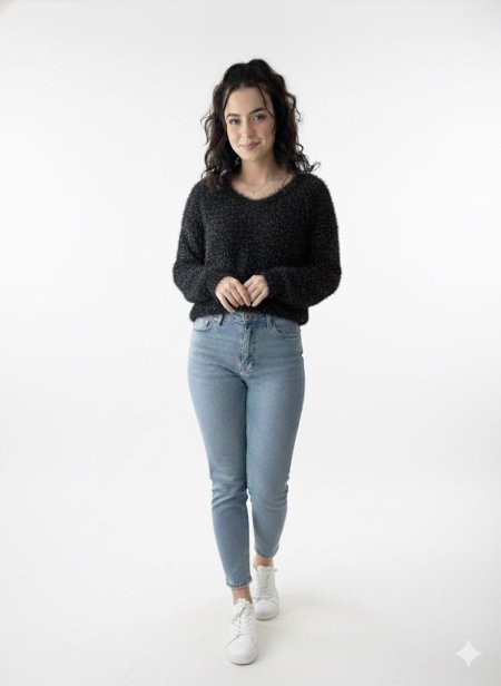 بلوزة فرو ناعم