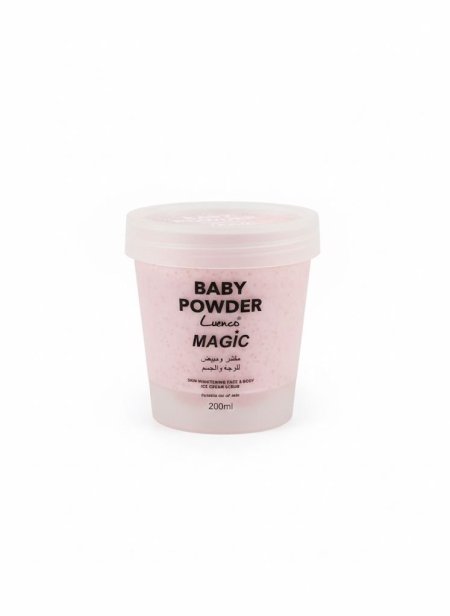 مقشر جسم baby powder