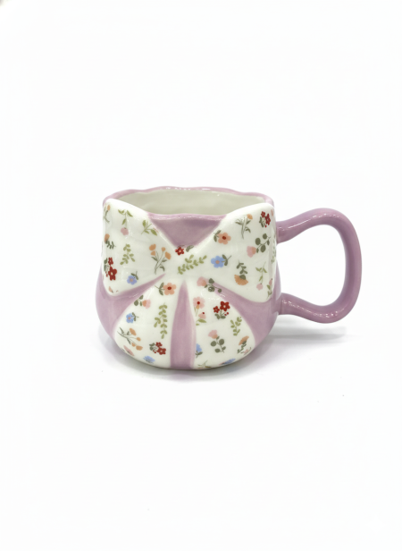 مج بنقشة الزهور