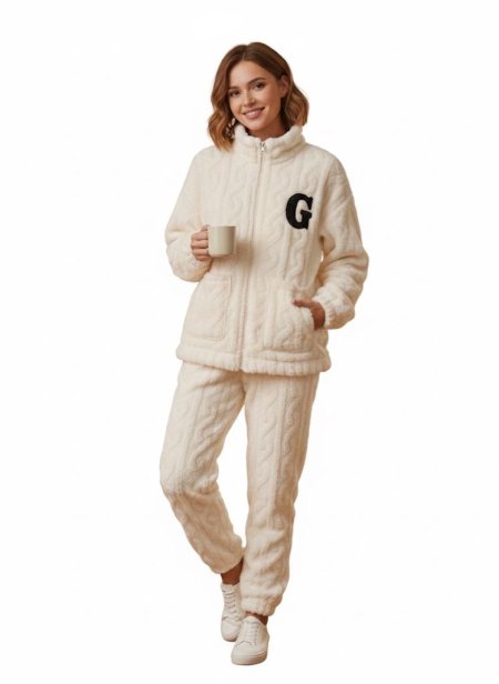 بجامة فرو قطعيتن