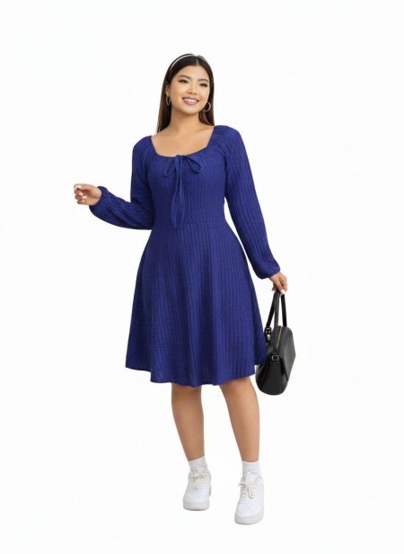 فستان شتوي قصير